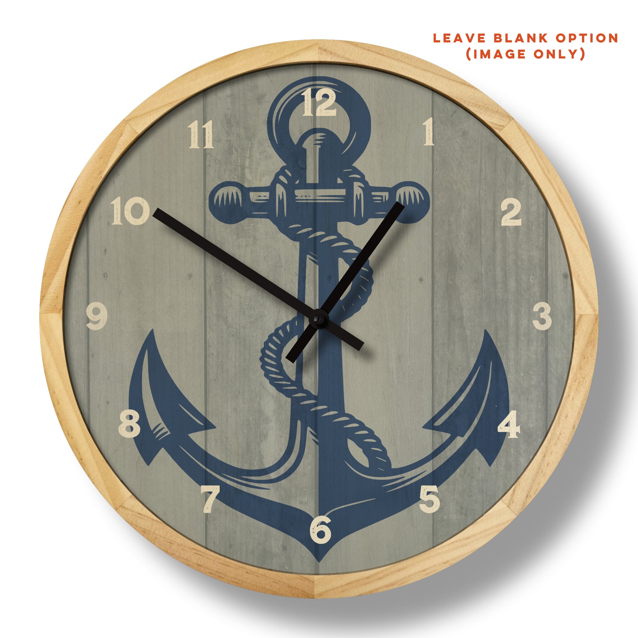 anchor wall clock