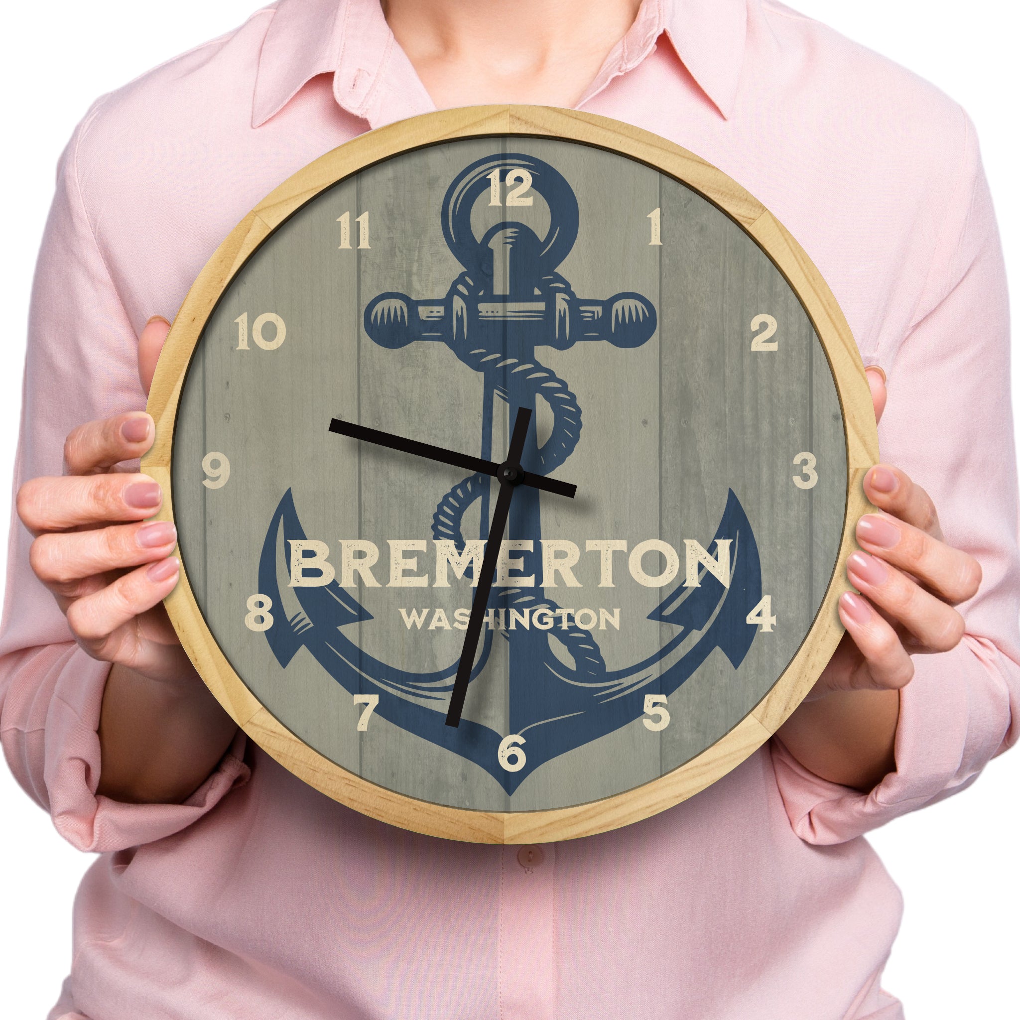 anchor wall clock
