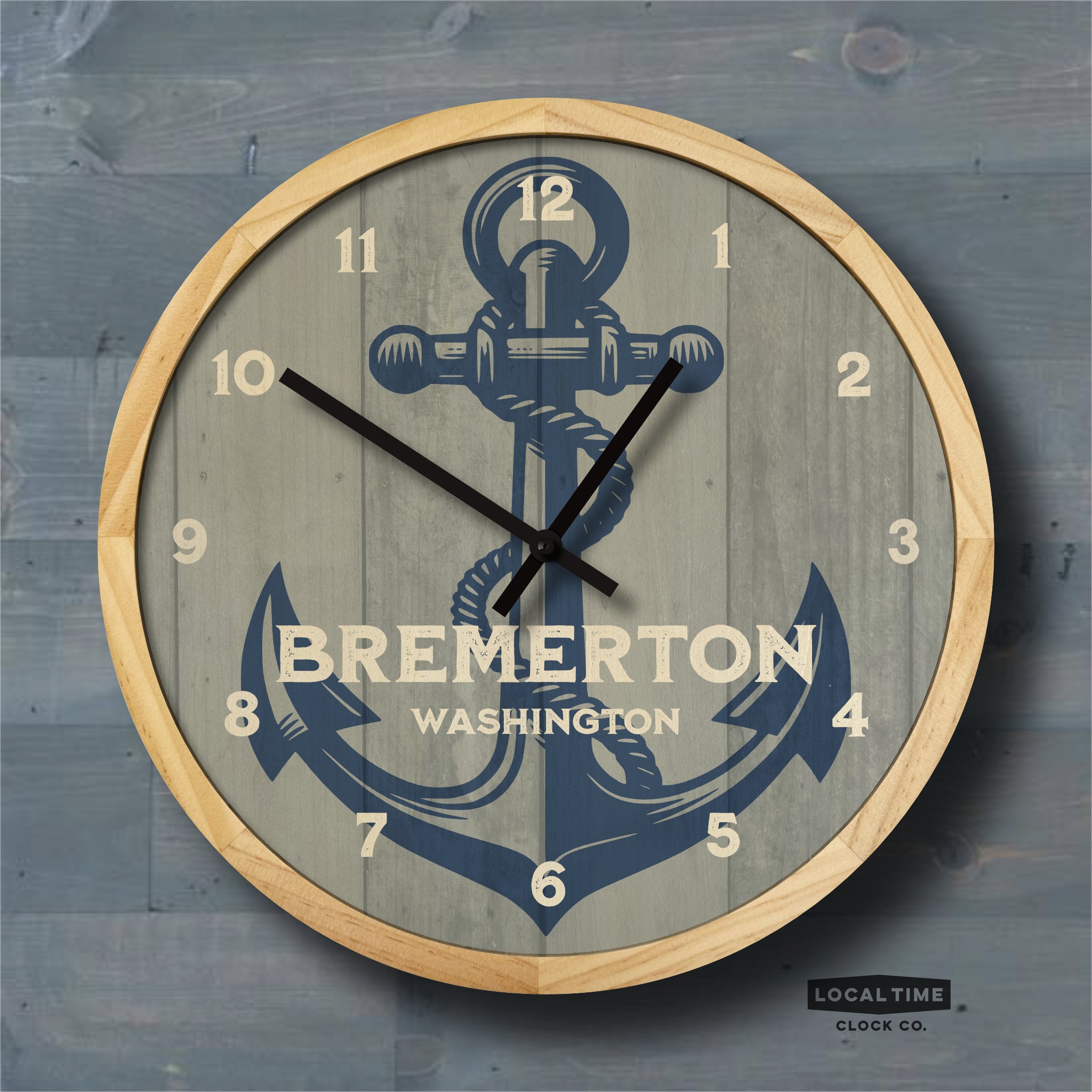 anchor wall clock