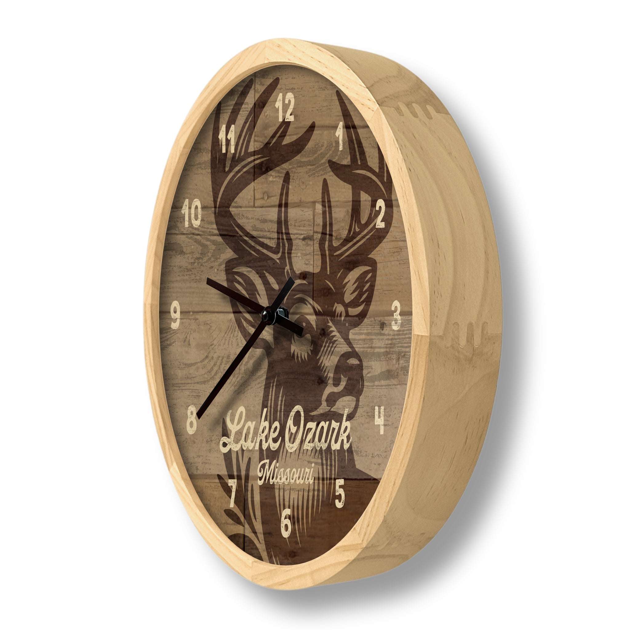 deer wall clock