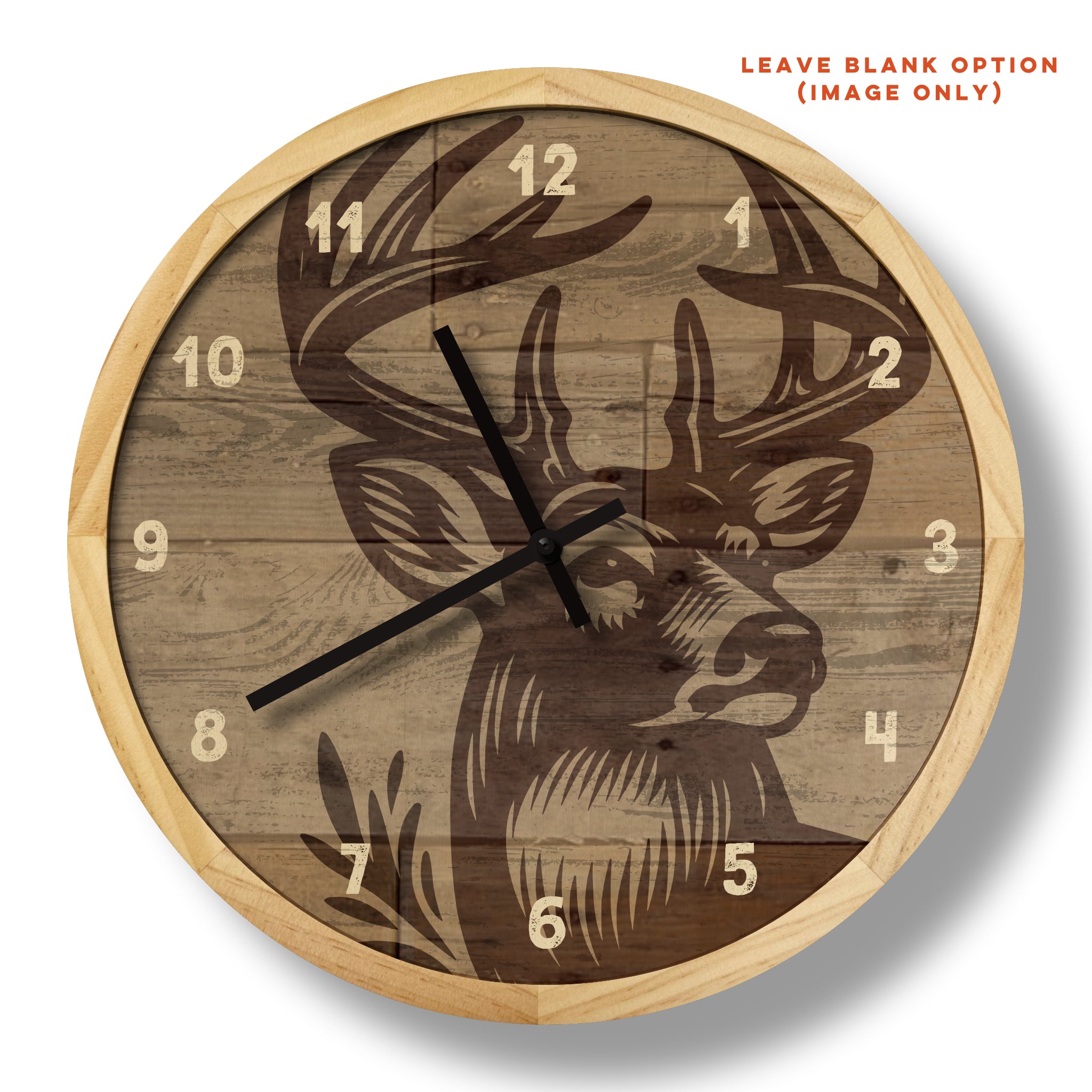 deer wall clock
