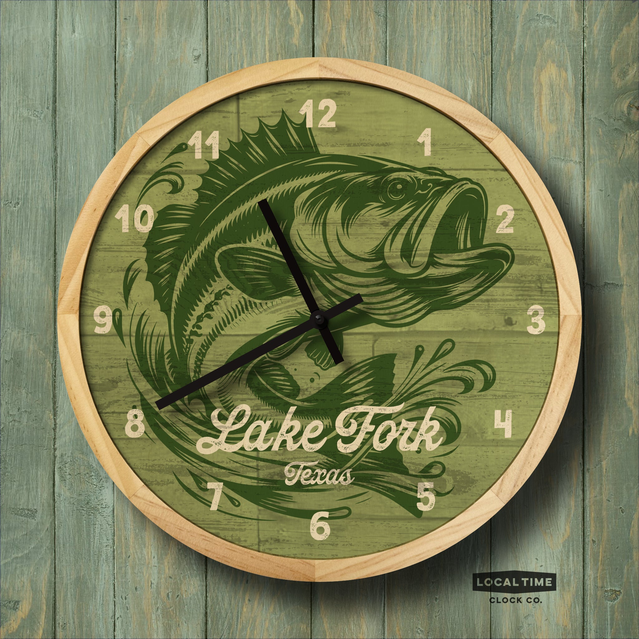 bass wall clock