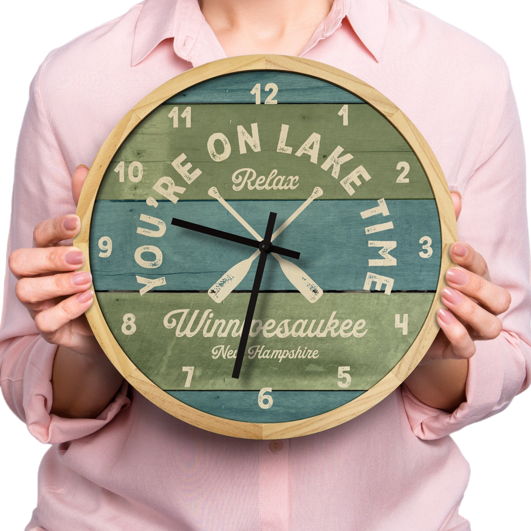 lake time wall clock