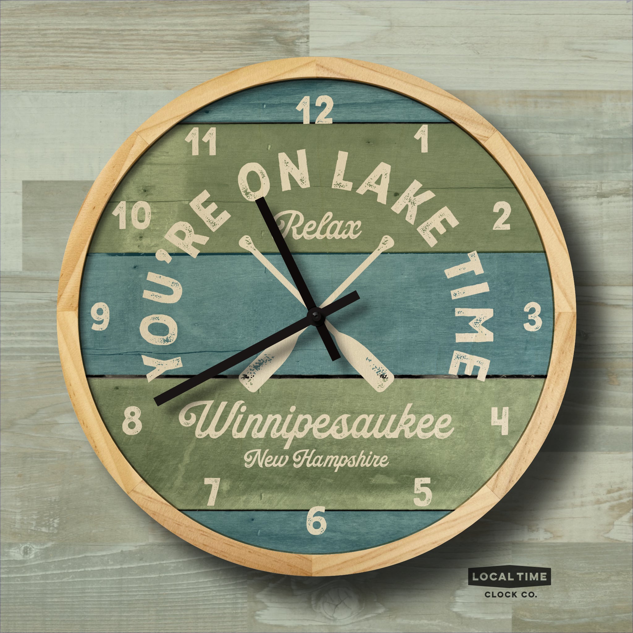 lake time wall clock