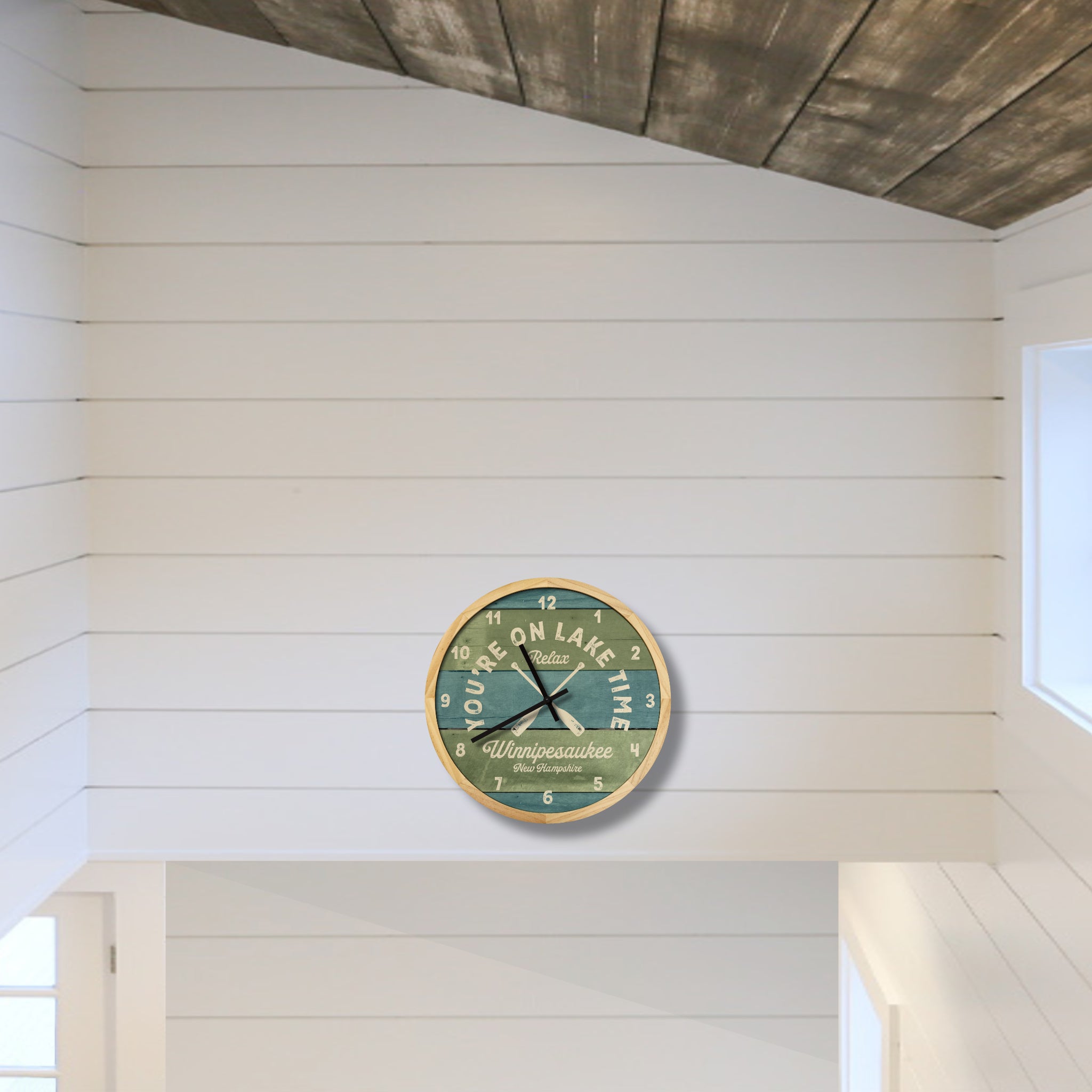 lake time wall clock