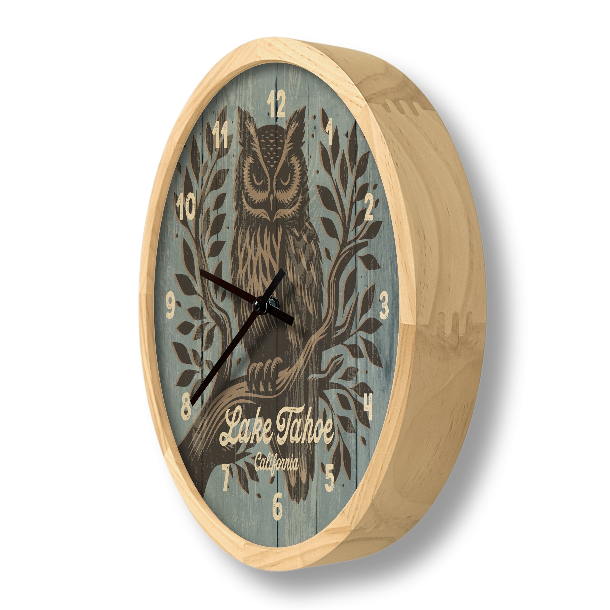 owl wall clock