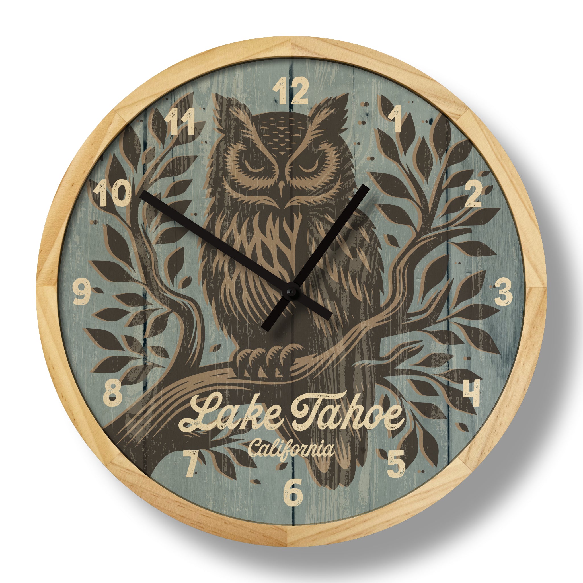 owl wall clock