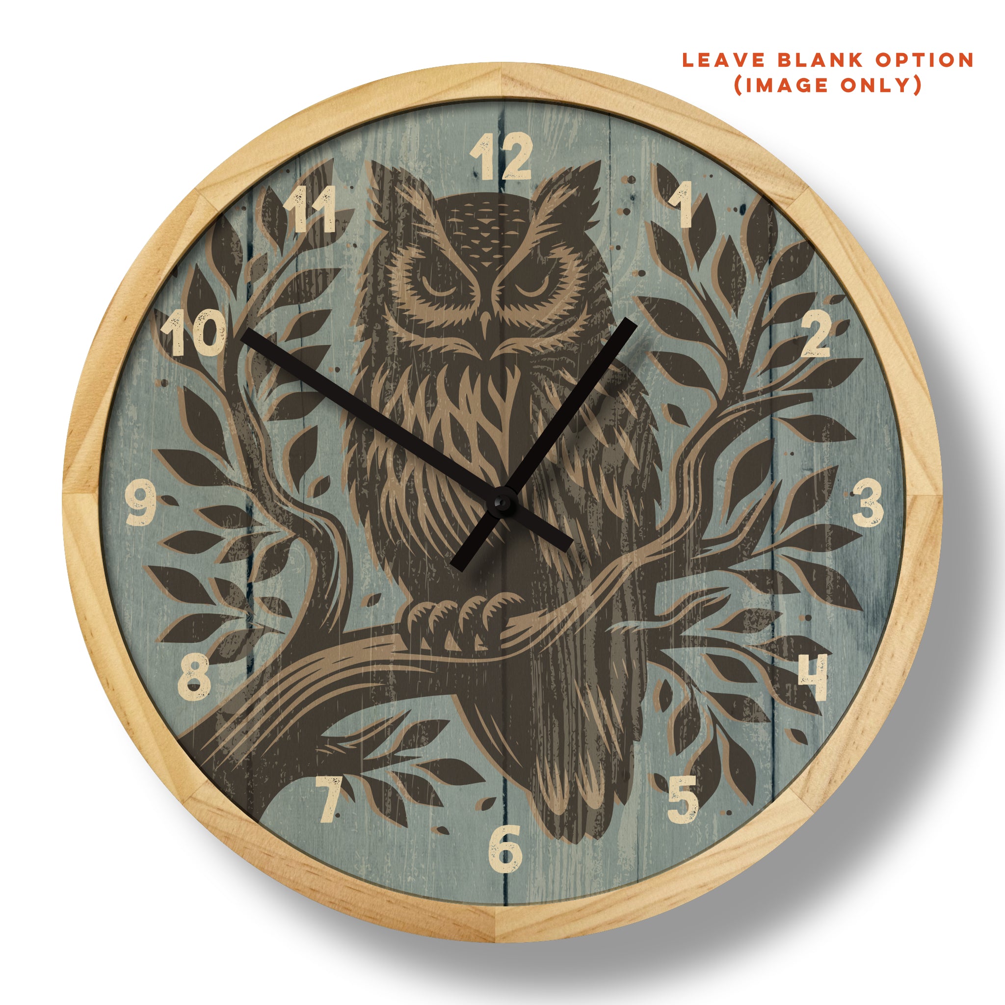 owl wall clock