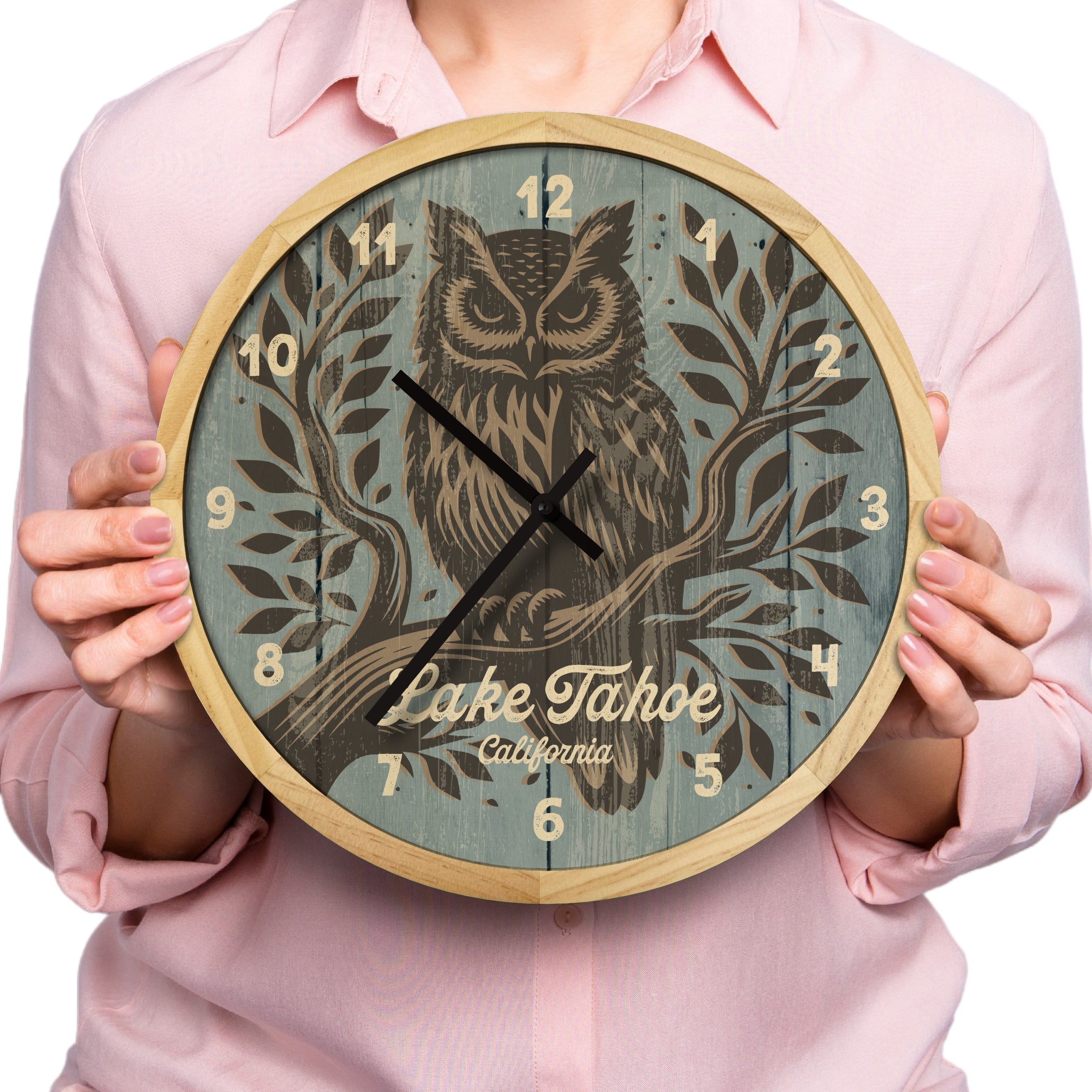 owl wall clock