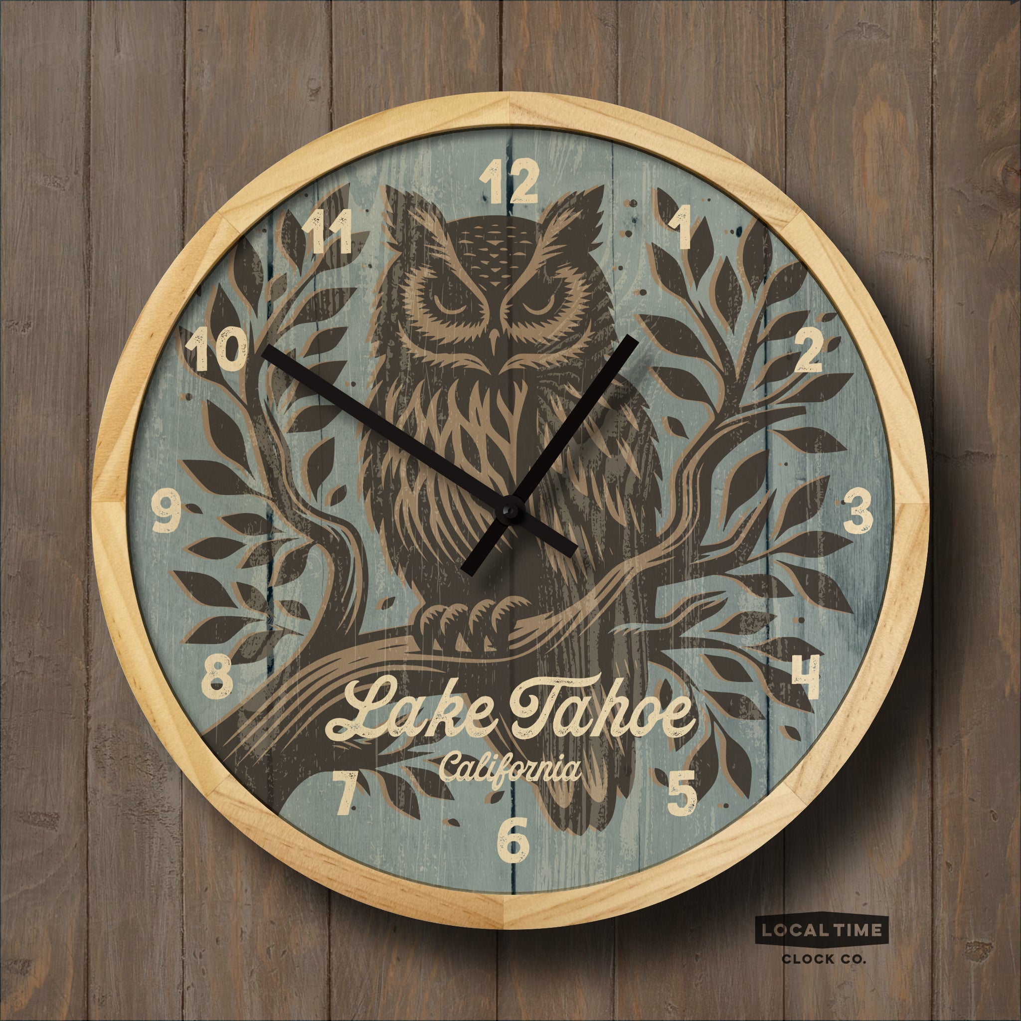 owl wall clock