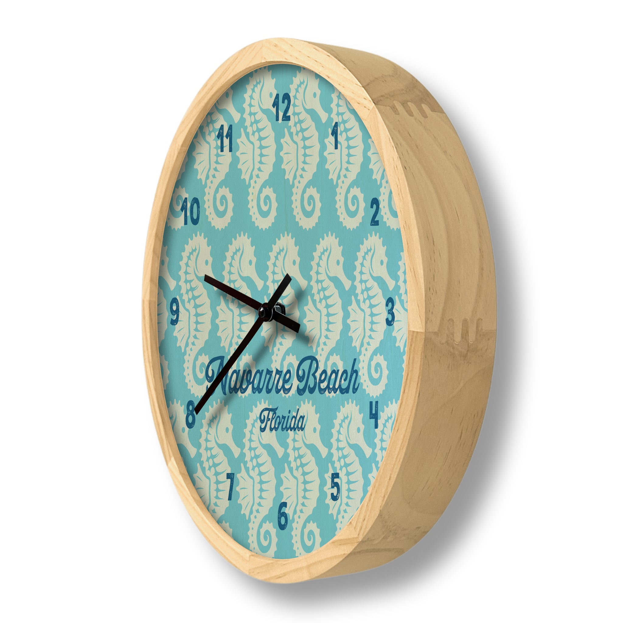 seahorse wall clock