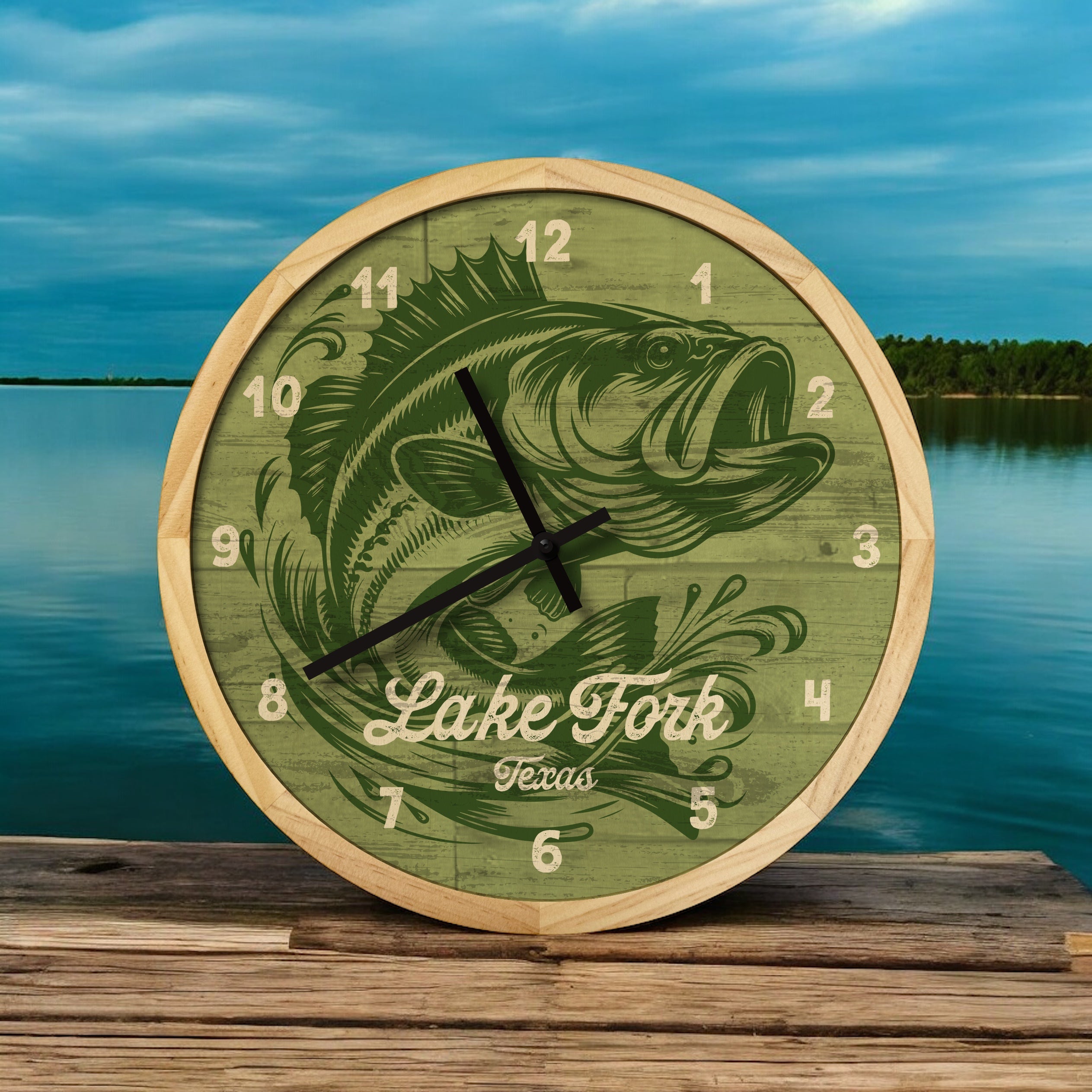 bass wall clock