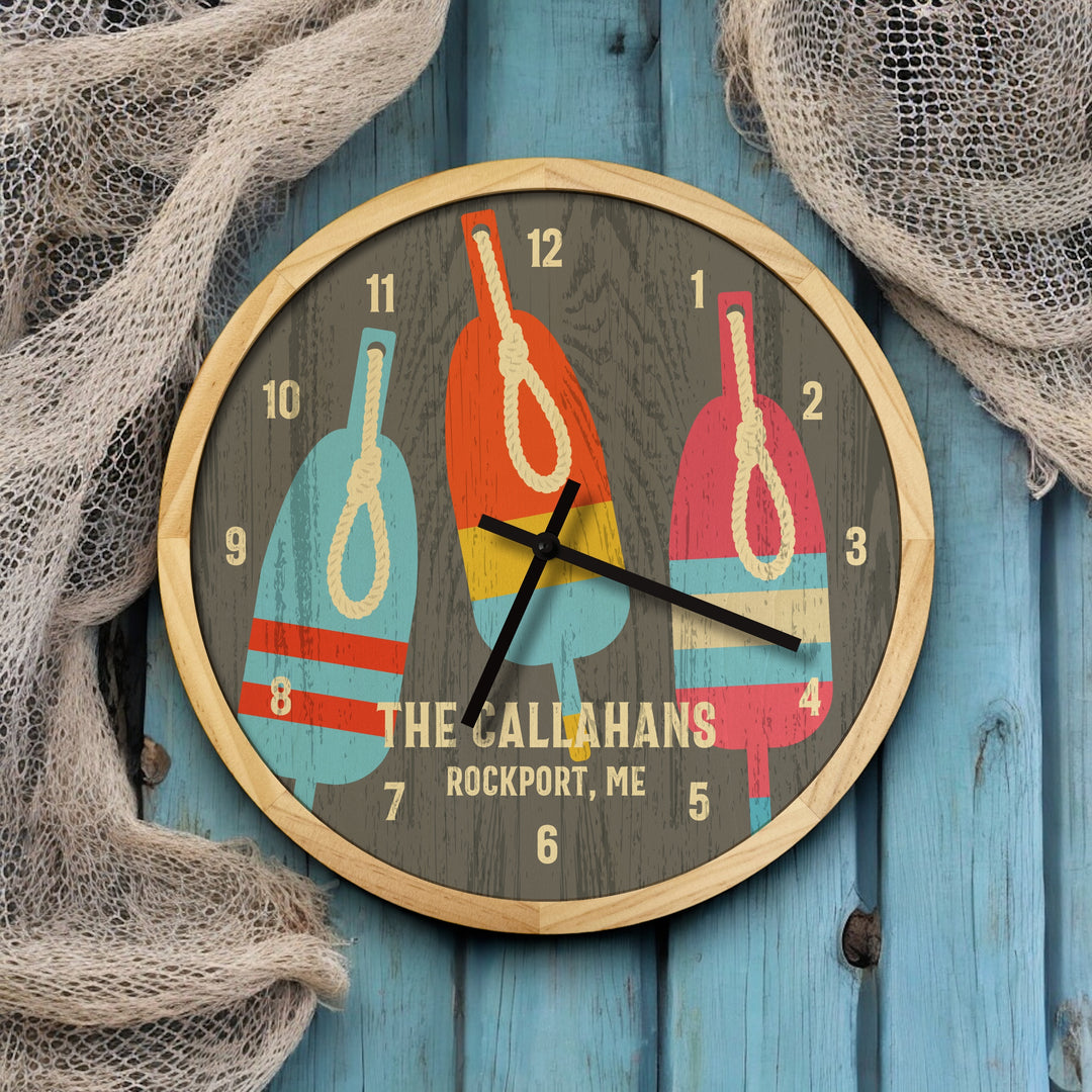 Personalized Wood Wall Clocks – local time clock co.