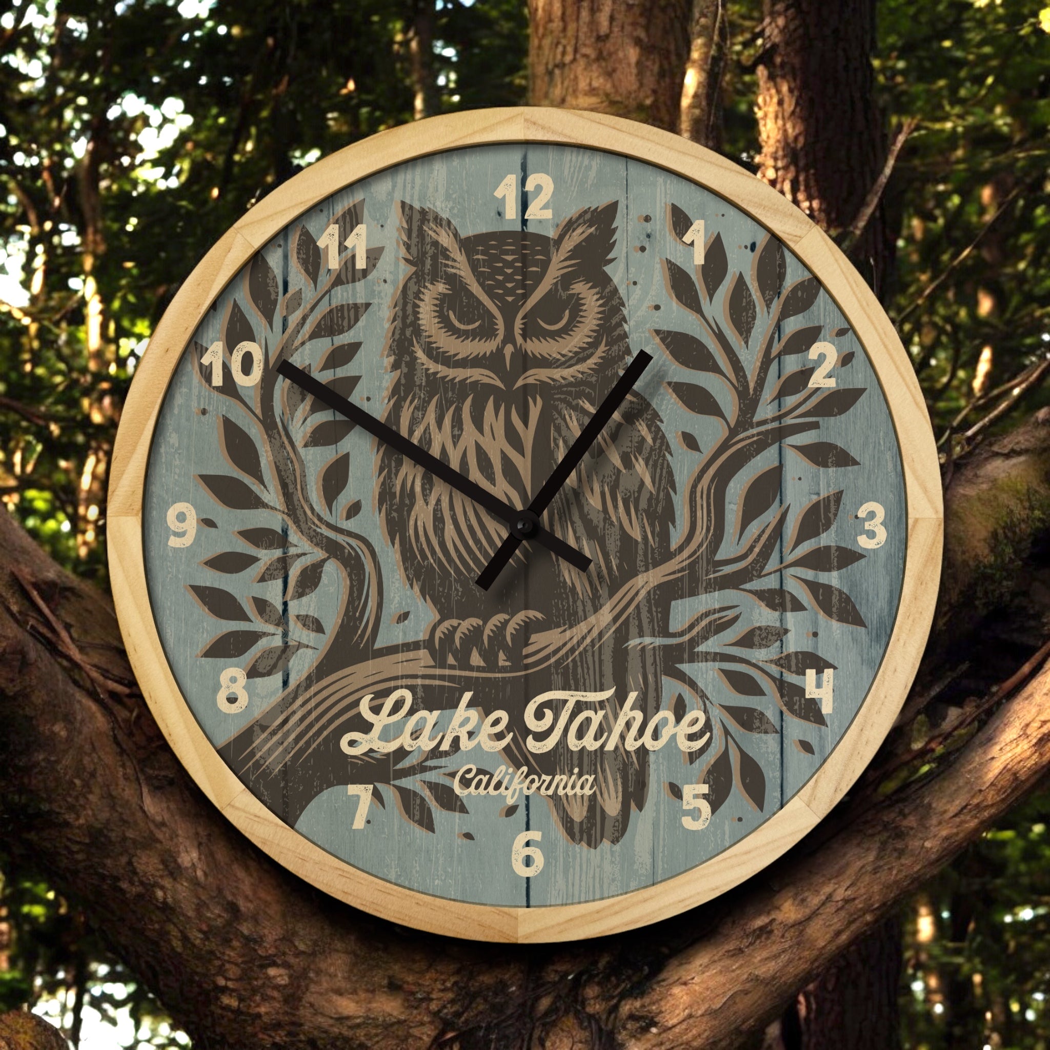 owl wall clock